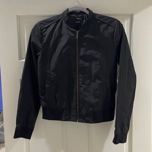 Theory Black nylon jacket with pockets